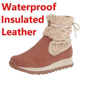 Brand New Merrell Women Alpine Pull On Knit Boots-Waterproof, Insulated,Leather